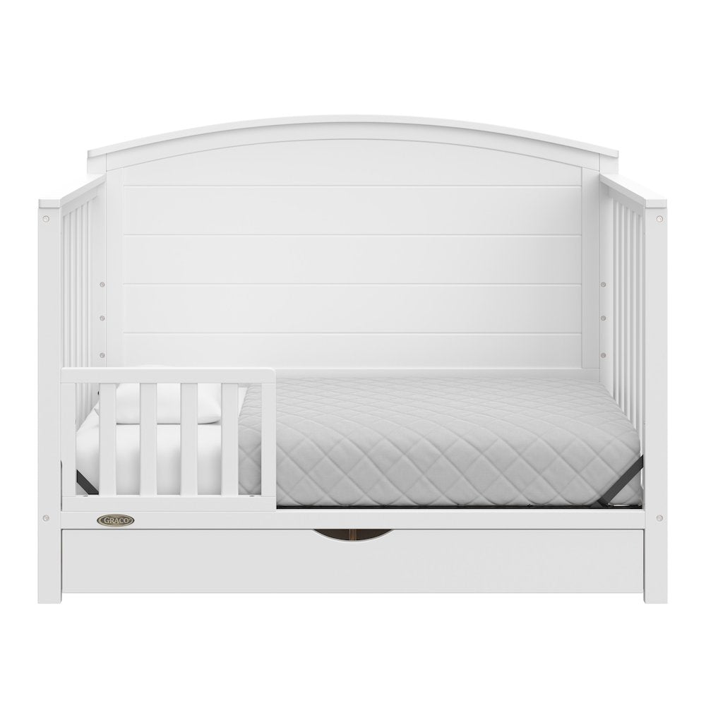 Graco Bellwood 5-in-1 Convertible Crib with Drawer (White)