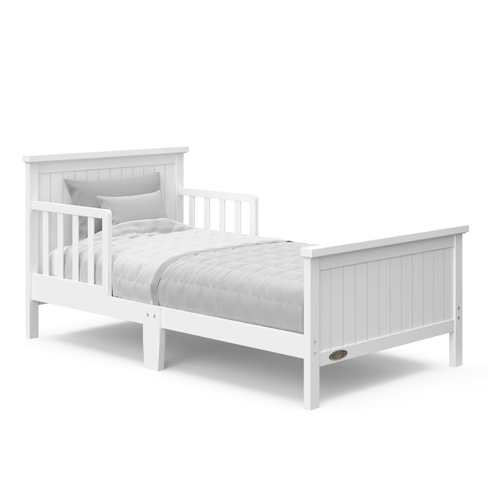 Graco Bailey Toddler Bed (White) - Toddler Bed Frame Fits Standard-Size Crib