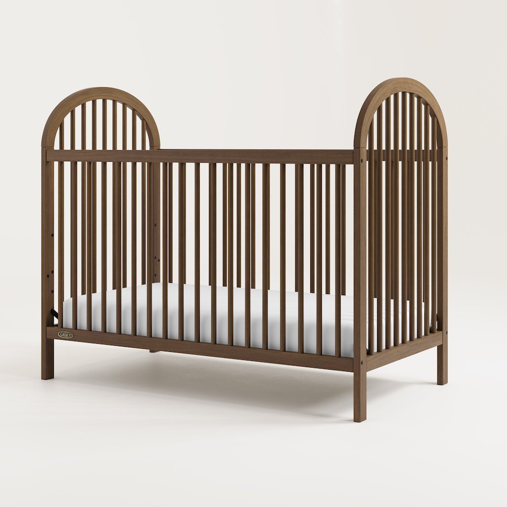Graco Olivia 3-in-1 Convertible Crib (Hazelnut) – GREENGUARD Gold Certified