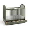 Olivia 3-In-1 Convertible Crib With Drawer-Olive