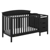 Graco Benton 4-in-1 Convertible Crib and Changer (Black)