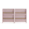 Read-With-Me Crib with Drawer - Blush/Driftwood