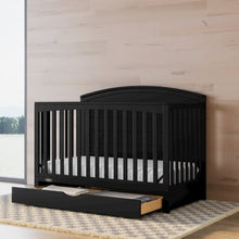 Graco Bellwood 5-in-1 Convertible Crib with Drawer (Black)