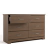 Brookside 6-Drawer Dresser- Hazelnut