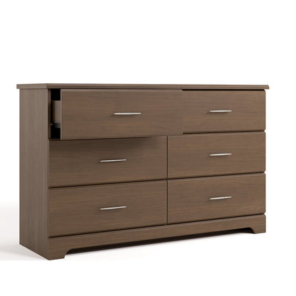 Brookside 6-Drawer Dresser- Hazelnut