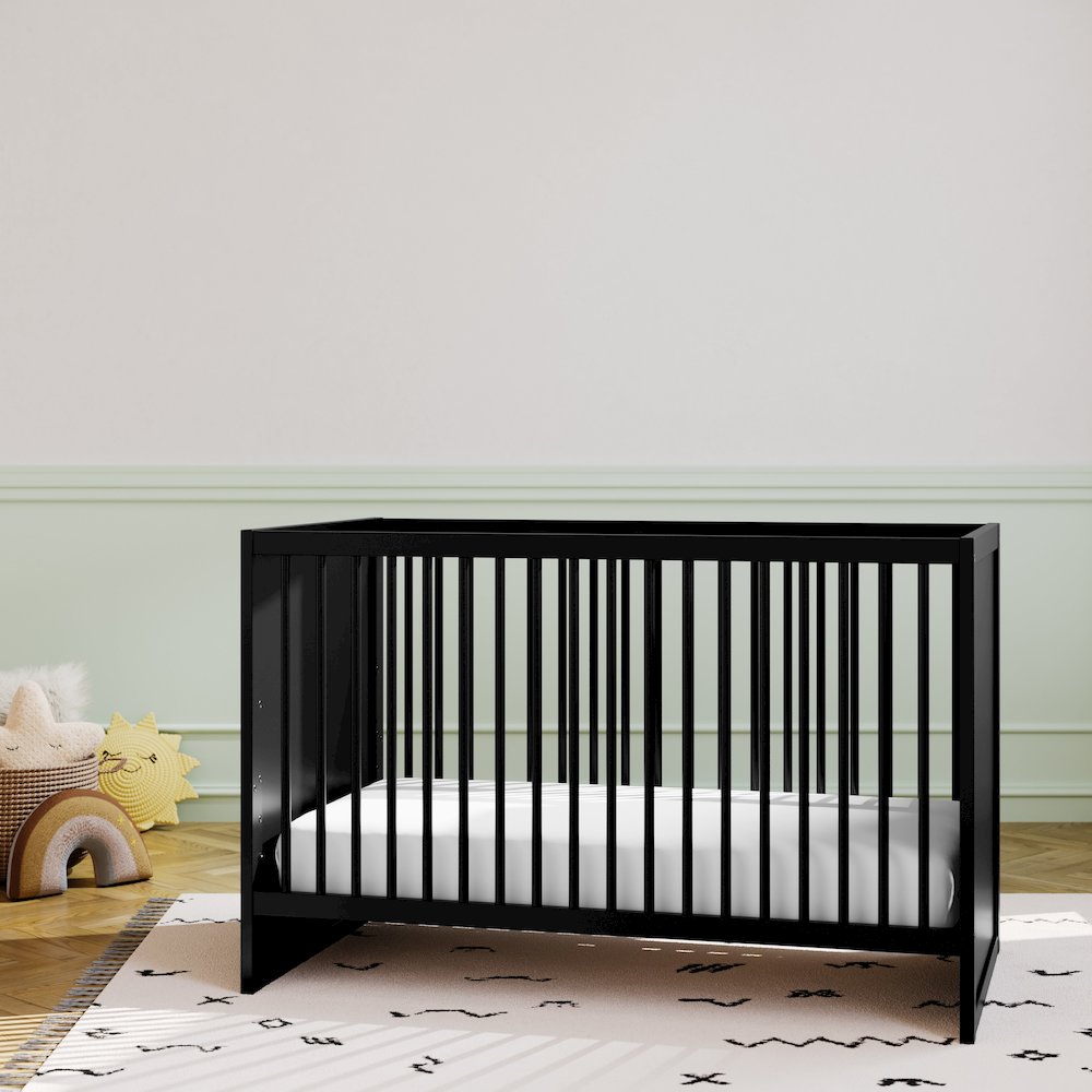 Storkcraft Calabasas 3-in-1 Convertible Crib (Black)