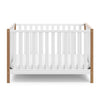 Storkcraft Modern Pacific 4-In-1 Convertible Crib - White/Vintage Driftwood