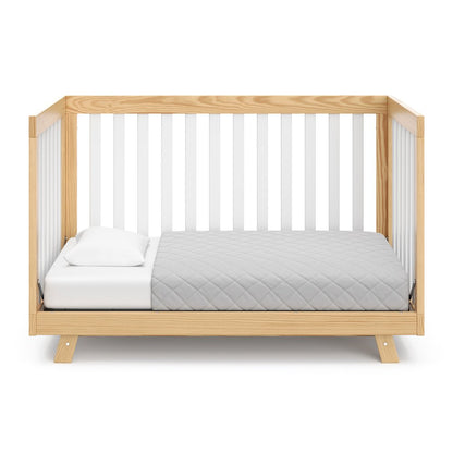 Storkcraft Beckett 3-in-1 Convertible Crib (Natural with White)