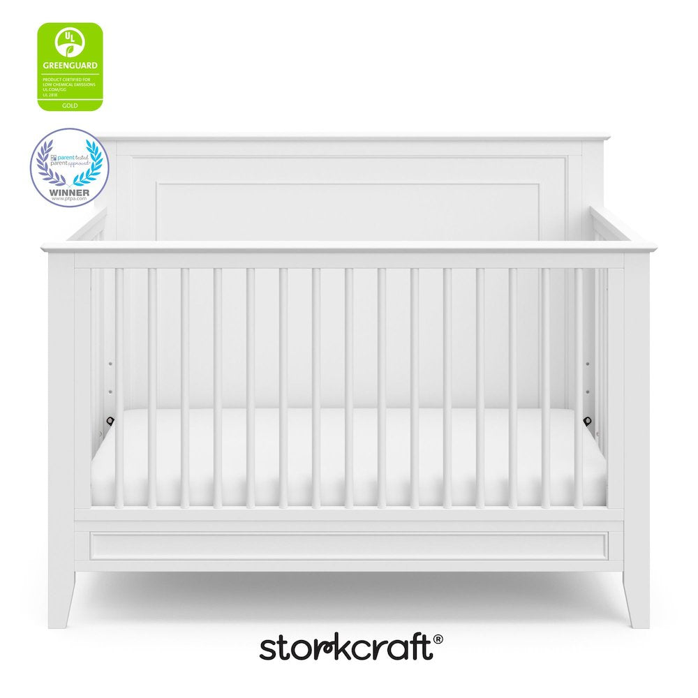 Solstice 5-in-1 Convertible Crib - White