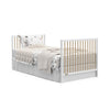 Graco Teddi 4-in-1 Convertible Mini Crib - White with Driftwood
