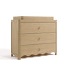 Casablanca 3 Drawer Chest With Topper-Driftwood