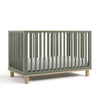 Sicily Convertible Crib- Olive/Driftwood