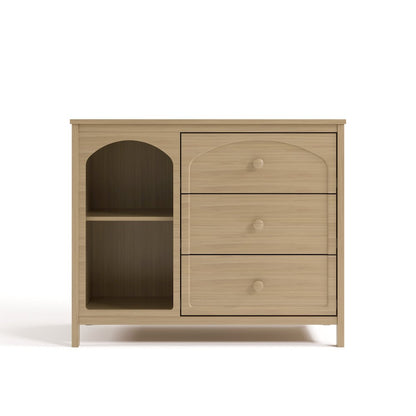 Olivia 3 Drawer Combo Dresser-Driftwood