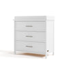 Classic 3 Drawer Chest  with Topper- White
