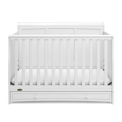 Graco Asheville 4-in-1 Convertible Crib with Drawer (White)