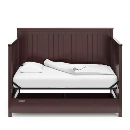 Graco Hadley 5-in-1 Convertible Crib with Drawer (Espresso)