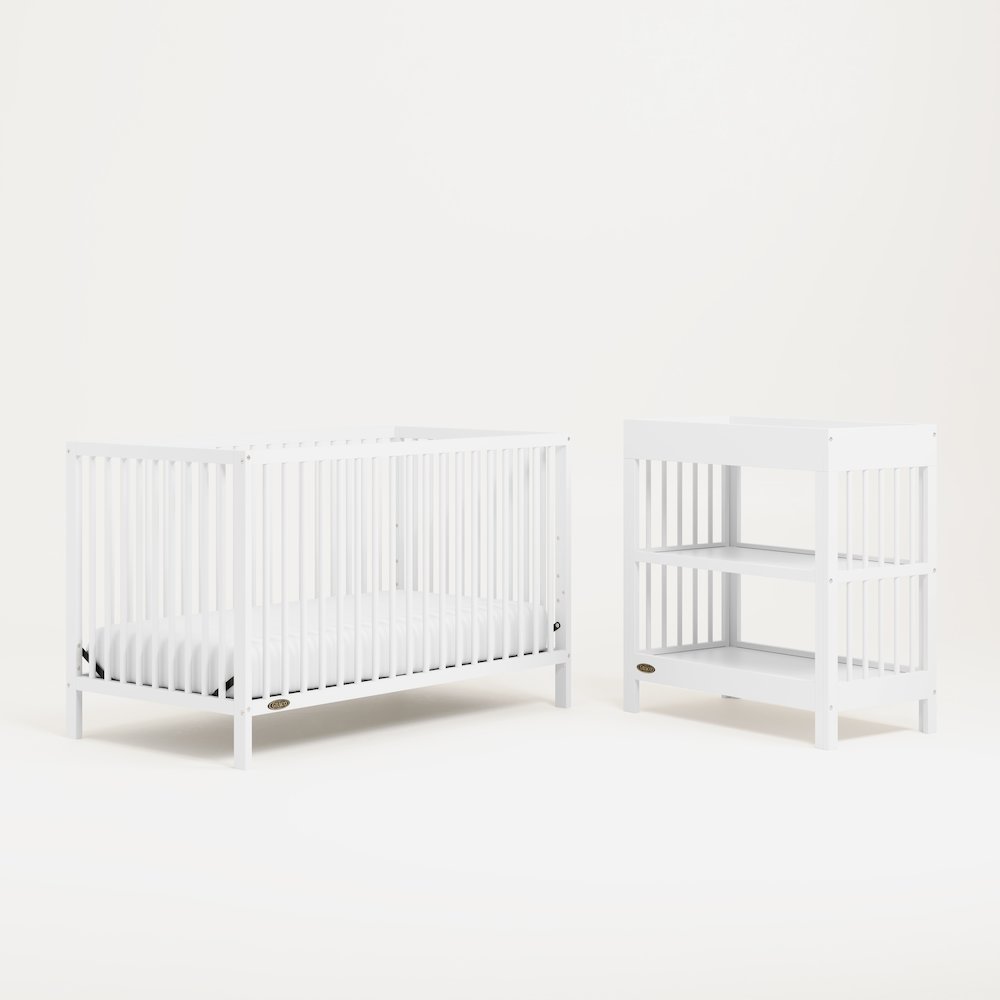 Graco Teddi 5-in-1 Convertible Crib - White