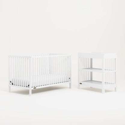 Graco Teddi 5-in-1 Convertible Crib - White