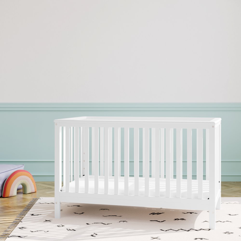 Storkcraft Hillcrest 4-in-1 Convertible Crib - White