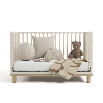 Sicily Convertible Crib- Frosted Oat/Driftwood