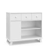 Storkcraft Modern Nursery Changing Table Dresser - White