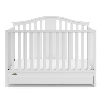 Graco Solano 4-in-1 Convertible Crib with Drawer - White