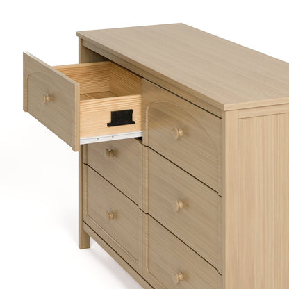 Olivia 6 Drawer Dresser-Driftwood