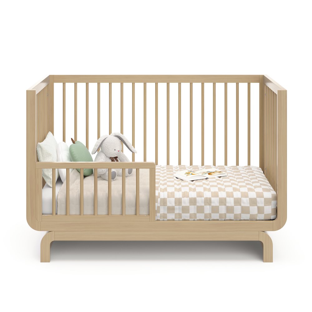 Storkcraft Santorini Deluxe 5-in-1 Convertible Crib, Driftwood
