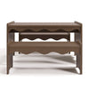 Casablanca Table & Bench Set-Hazelnut