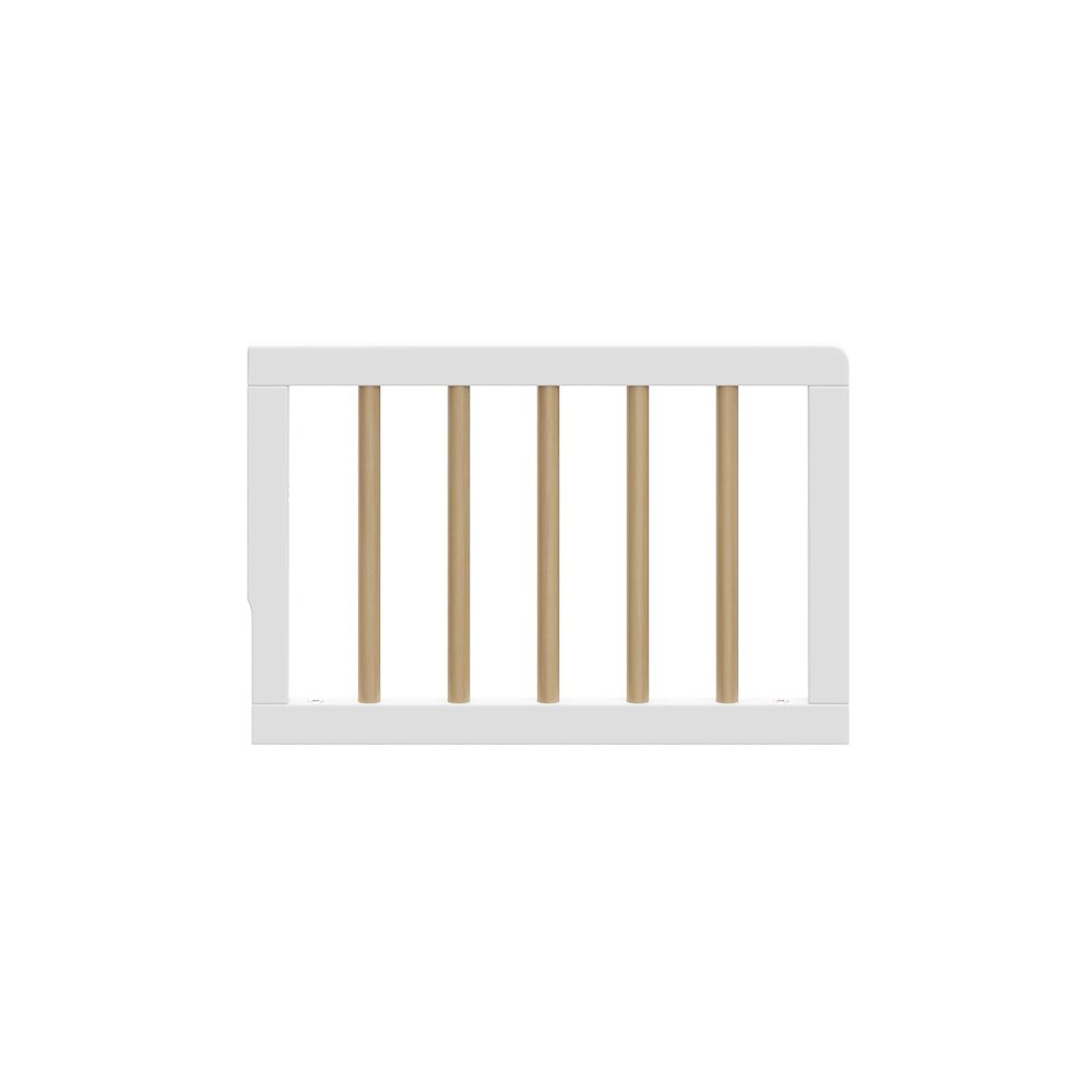Graco Toddler Safety Guardrail (Dowels) - White with Driftwood