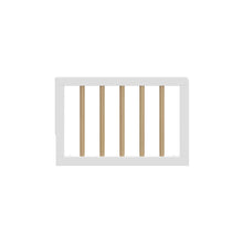 Graco Toddler Safety Guardrail (Dowels) - White with Driftwood