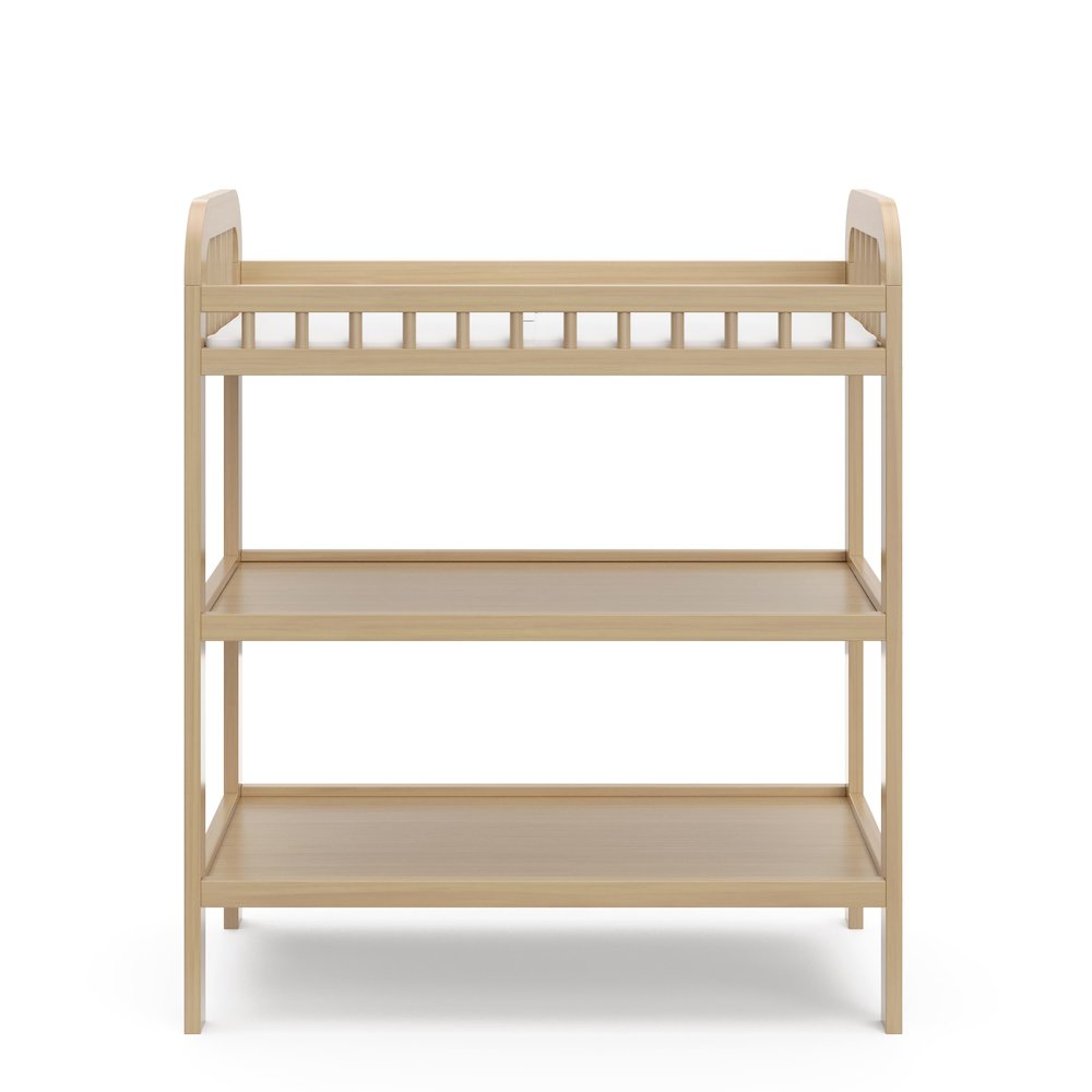 Storkcraft Pasadena Changing Table with Water-Resistant Changing Pad - Driftwood