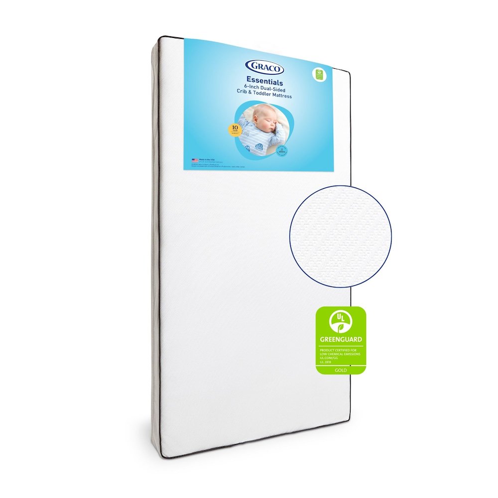 Essentials 6-Inch Dual-Sided Baby Crib & Toddler Bed Mattress