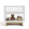 Santorini Deluxe 3-in-1 Convertible Bassinet - White/Driftwood