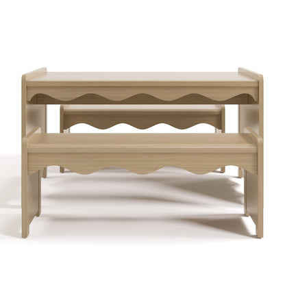 Casablanca Table & Bench Set-Driftwood