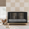 Storkcraft Santos 3-in-1 Convertible Crib (Black with Natural)