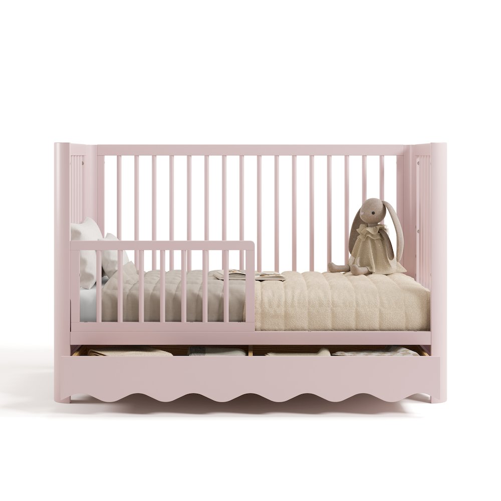 Casablanca Crib With Drawer-Blush