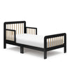 Storkcraft Pasadena Toddler Bed - Black with Driftwood