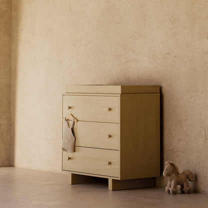 Texas 3 Drawer Chest with Topper-Driftwood