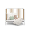 Graco Teddi 4-in-1 Convertible Mini Crib - White with Driftwood