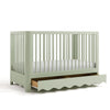 Casablanca Deluxe 5-in-1 Convertible Crib with Drawer - Sage