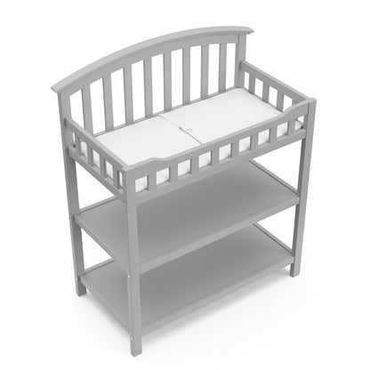 Graco Changing Table with Water-Resistant Changing Pad (Pebble Gray)