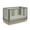 Storkcraft Santos 3-in-1 Convertible Crib (Olive with Natural)