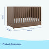 Theo 3-in-1 Convertible Crib with Drawer - Hazelnut