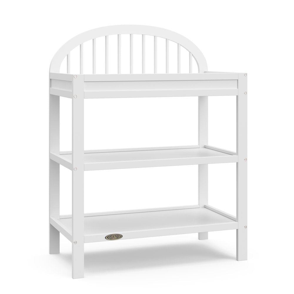 Graco Olivia Changing Table with Water-Resistant Changing Pad (White)