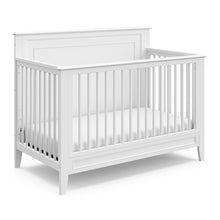 Solstice 5-in-1 Convertible Crib - White