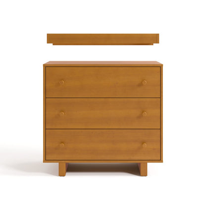 Texas 3 Drawer Chest with Topper-Almond