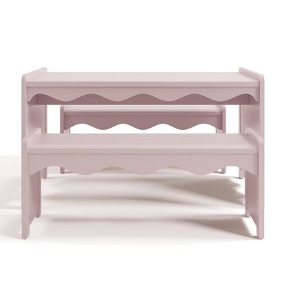 Casablanca Table & Bench Set-Blush