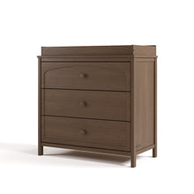 Olivia 3 Drawer Chest with Topper-Hazelnut