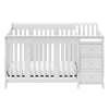 Storkcraft Portofino 4-in-1 Convertible Crib and Changer - White